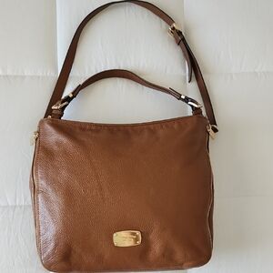 Michael Kors Tan Leather Shoulder Bag
